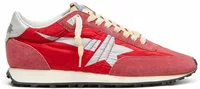 Golden Goose Marathon Red Nylon Silver Star (W)