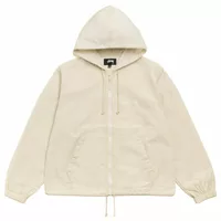 Stussy Waxed Cotton Beach Shell Stone