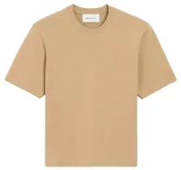 Embossed Ami De Coeur Cotton T-Shirt Mastic Beige