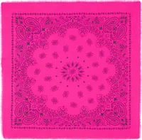 Cashmere Bandana Hachiko Bico Neon Pink
