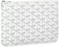 Goyard Sénat PM Pouch White