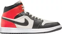 Nike Air Jordan 1 Mid Newsprint Light Orewood Brown (W)