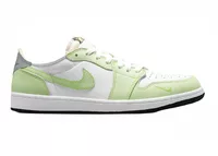 Nike Air Jordan 1 Retro Low White Ghost Green Black