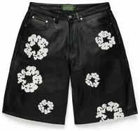 Denim Tears Cotton Wreath Leather Short Multi