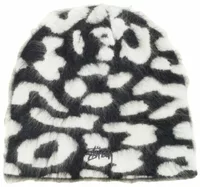 Stussy Cashmere Leopard Skullcap Black