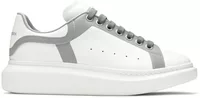 Alexander McQueen Oversized Sneaker White Silver