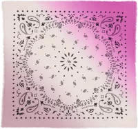 Cashmere Bandana Hachiko Dip Dye Pink Ballerina