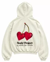Juicy Cherry Hoodie Marshmallow
