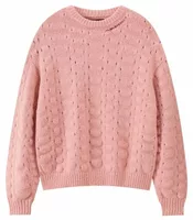 The Burnout Knit Sweater Pink