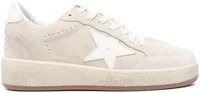 Golden Goose Ball Star Beige Suede White Leather Star Beige Heel Tab (W)