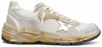 Mesh White Suede Gold Foiled Star (W)
