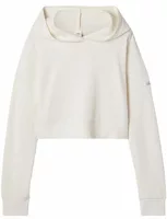 Muse Cropped Hoodie Ivory