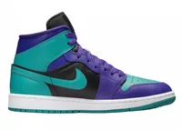 Nike Air Jordan 1 Mid Black Grape (W)