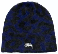 Stussy Cashmere Leopard Skullcap Royal