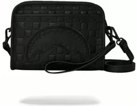 Sprayground Raised Check Handbag Black