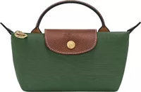 Longchamp Le Pliage Original Pouch with handle British Green