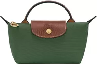Longchamp Le Pliage Original Pouch with handle British Green