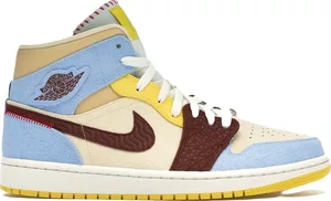 Nike Air Jordan 1 Mid SE Fearless Maison Chateau Rouge