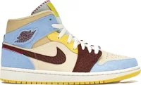 Nike Air Jordan 1 Mid SE Fearless Maison Chateau Rouge