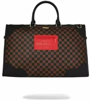 Sprayground Red Redemption Pyramid Duffle Red
