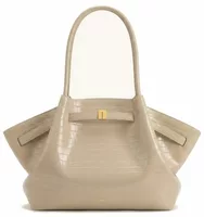 JW PEI Hana Large Tote Bag Elephant Grey Croc