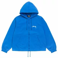 Stussy Waxed Cotton Beach Shell Blue