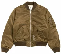 Stussy Built Reversible Bomber Jacket Brown