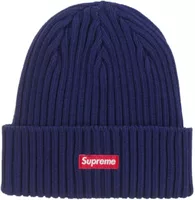 Supreme Overdyed Beanie (SS25) Navy