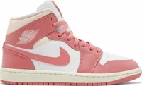 Nike Air Jordan 1 Mid Strawberries and Cream (W)