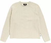Stussy Merino Roll Neck Sweater Natural