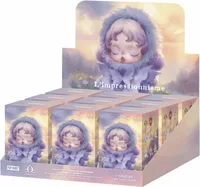 Pop Mart Limpressionnisme SKULLPANDA Series Plush Doll Sealed Case (9 Blind Box)
