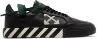 OFF-WHITE Vulc Low Leather Black White SS22