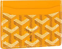 Goyard Saint-Sulpice Card Wallet Yellow