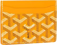 Goyard Saint-Sulpice Card Wallet Yellow