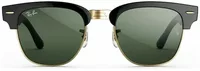 Ray-Ban Meta Clubmaster Audio AI Smart Glasses Transitions Graphite Green Lens Shiny Black