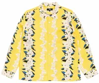 Hawaiian Floral Shirt Yellow
