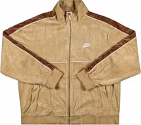 Supreme Nike Velour Track Jacket Tan