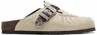 Etro Boston Embroidery Suede Taupe