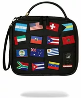 Sprayground James Flags Snackpack Black