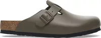 Birkenstock Boston Natural Leather Concrete Gray