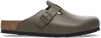 Birkenstock Boston Natural Leather Concrete Gray