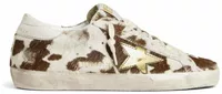 Golden Goose Super-Star Cow Print Pony Skin Gold Star (W)