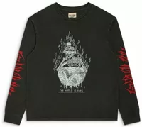 The World Is Ours L/S Vintage Black