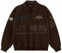 Travis Scott CJ x Audemars Piguet Rugby Sweater Dark Brown