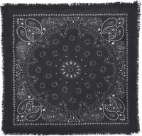 Kujten Small Cashmere Bandana Hachi Black