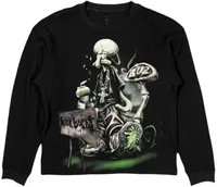 Travis Scott Cactus Jack x Spongebob Rock Bottom Longsleeve Thermal Black