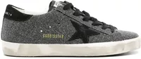 Super-Star Black Swarovski Crystal Black Suede Star Heel (W)