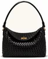 Woven Hobo Bag Black