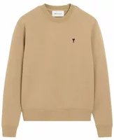 Ami Paris Ami De Coeur Cotton Sweatshirt Mastic Beige/Black