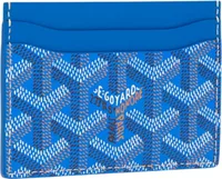 Goyard Saint-Sulpice Card Wallet Sky Blue